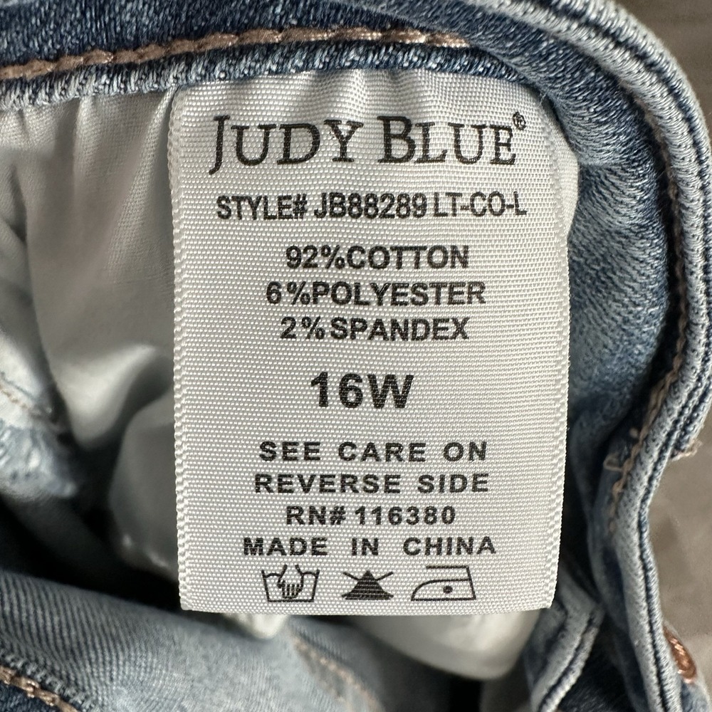Judy Blue Jeans Womens 16 Slim Bootcut Stretch High Rise Denim #JB88289 - Picture 11 of 11